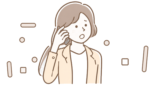 複雑な操作に困る職員のイラスト